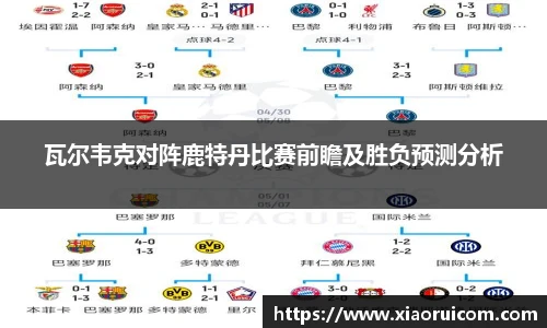 瓦尔韦克对阵鹿特丹比赛前瞻及胜负预测分析